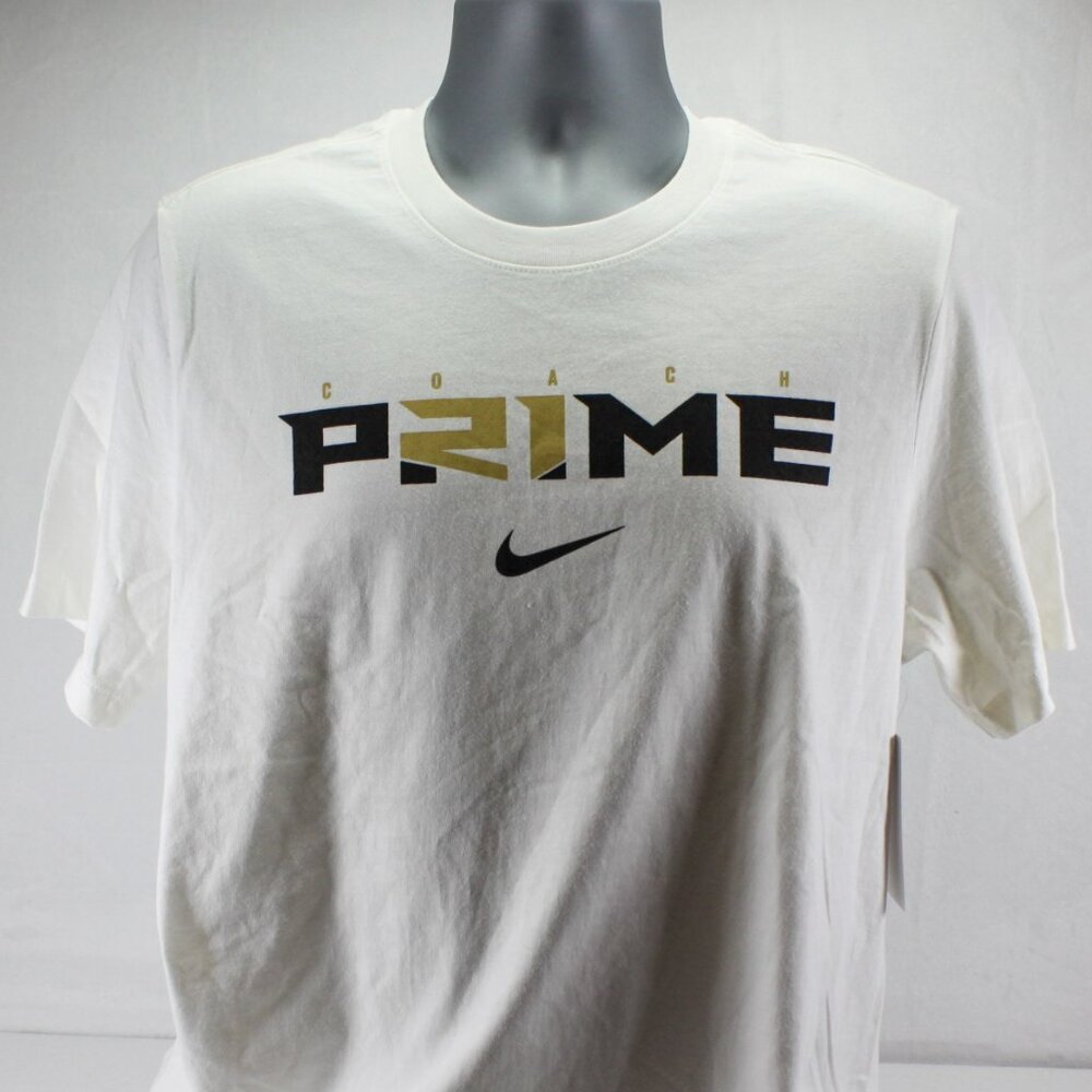 Nike Coach Prime Crew Neck Short Sleeve Tee Men's Size Medium